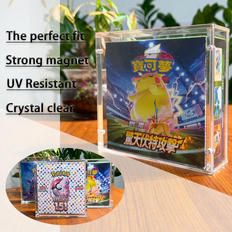 pokemon japanese booster box acrylic case Card Bot Acrylic Case
