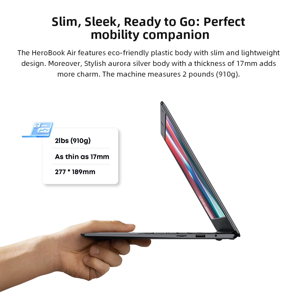 CHUWI HeroBook Air 11.6インチHDディスプレイ Intel Celeron N4020