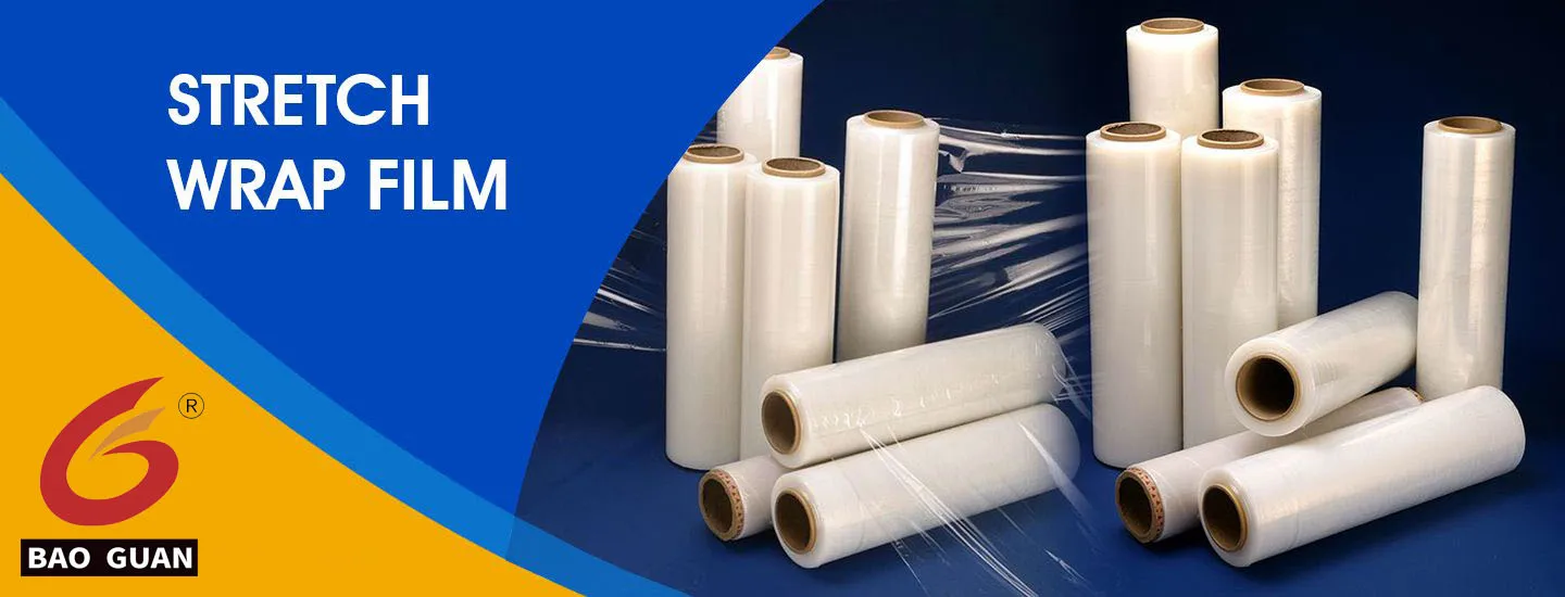 Custom Recyclable Jumbo Stretch Film Pallet Hand Stretch Wrap Jumbo