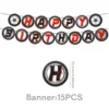 Black  banner*1set