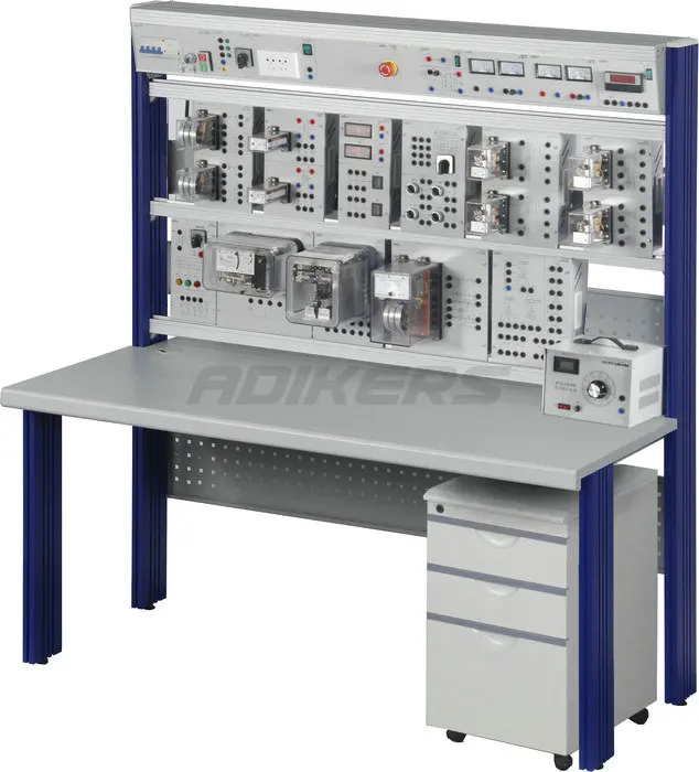 ADIKERS Electrical Engineering Lab Trainers Power Supply System Training Equipment Electrical Skills Training Equipment