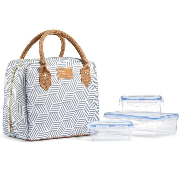 Комплект для подготовки еды, трехслойная теплоизоляция, сохраняет еду свежей, широкий Топ Bloomington, изолированный ланч-тоут для взрослых
