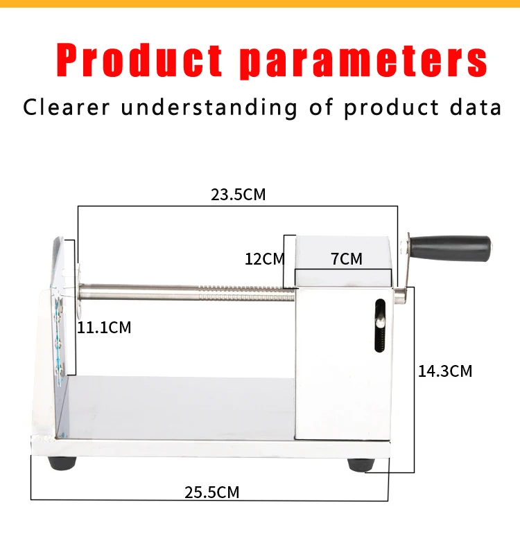 Twister Tornado Spiral Potato Cutter Potato Cutter Spiral Machine - Image 6