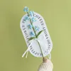 Forget me not-light blue-free transparent handbag