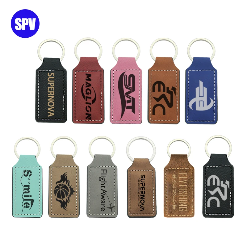 SUPERNOVA 2022 Supernova Custom Printing Laser Engraving Laserable Leatherette Keychain supplier