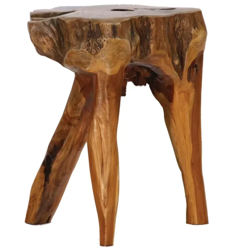 Teak Root Table and Stools Set Driftwood Furniture.