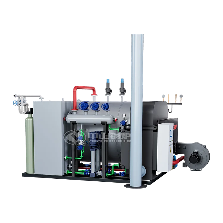 New Design Computer Control Lpg 4 Tons Capacity Light Oil Residual Oil Steam Boiler