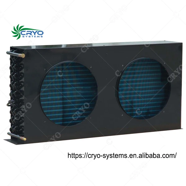 Fin Type Condenser Fan Coil Unit Condenser Tube And Air Cooled