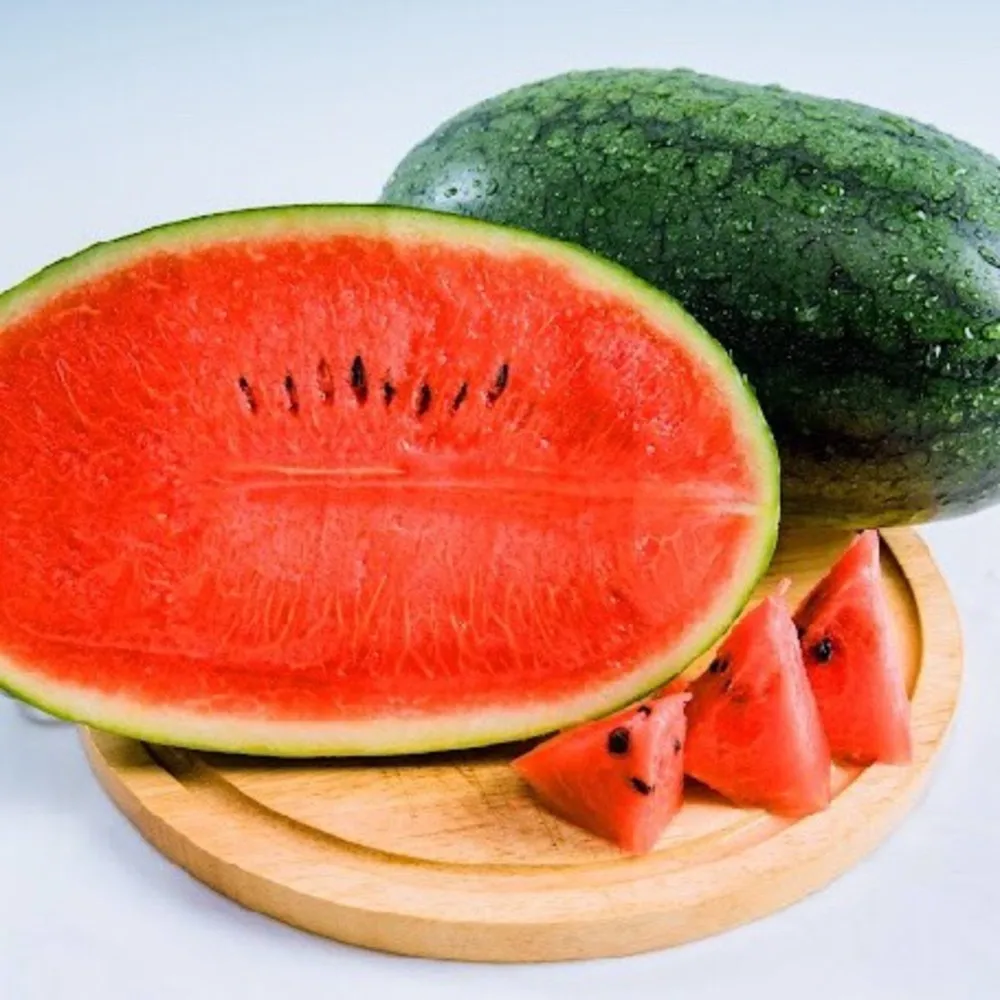 fresh red watermelon natural fruit sweet capsule style packing