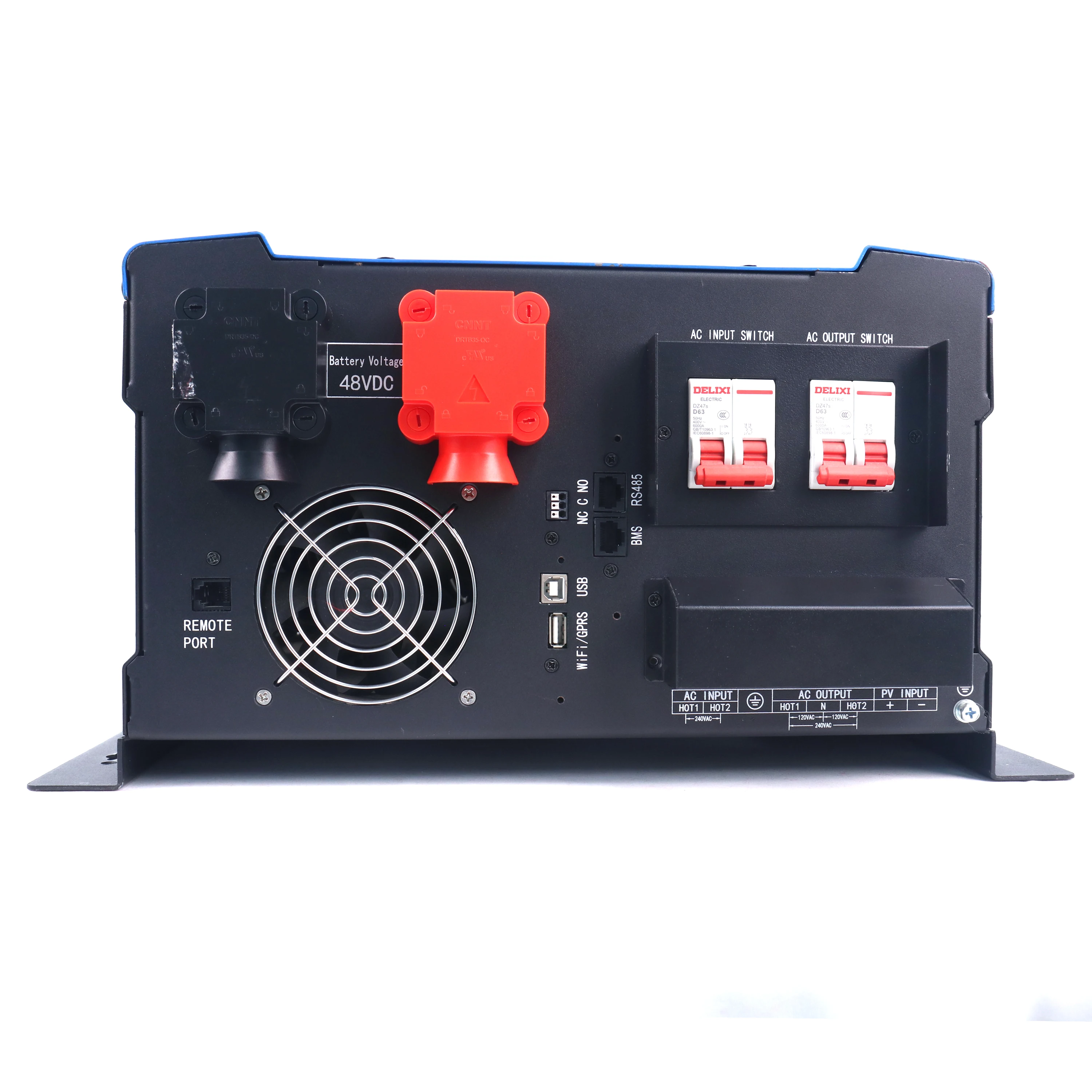 Power Dream 48Vdc Mppt 80A Ac Charge 60A Solar Inverter Built in Solar Controller Pure Sine Wave Solar Inverter