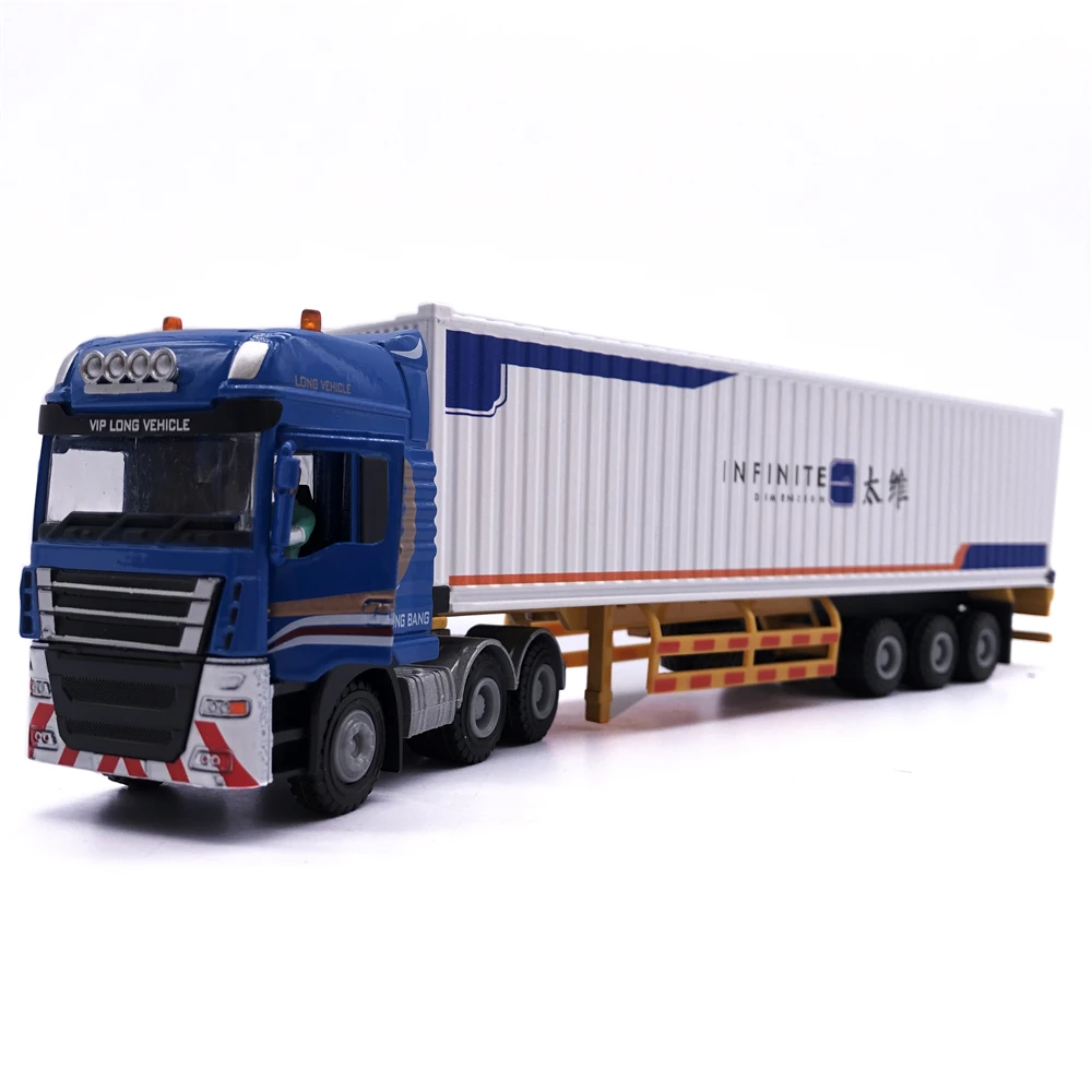 28cm Bollore Custom container truck model dona 1:50 logistics Truck model O.A.S navis model