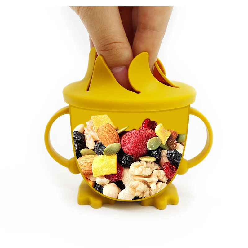 New Silicone Snack Box For Baby Portable Baby Food Storage