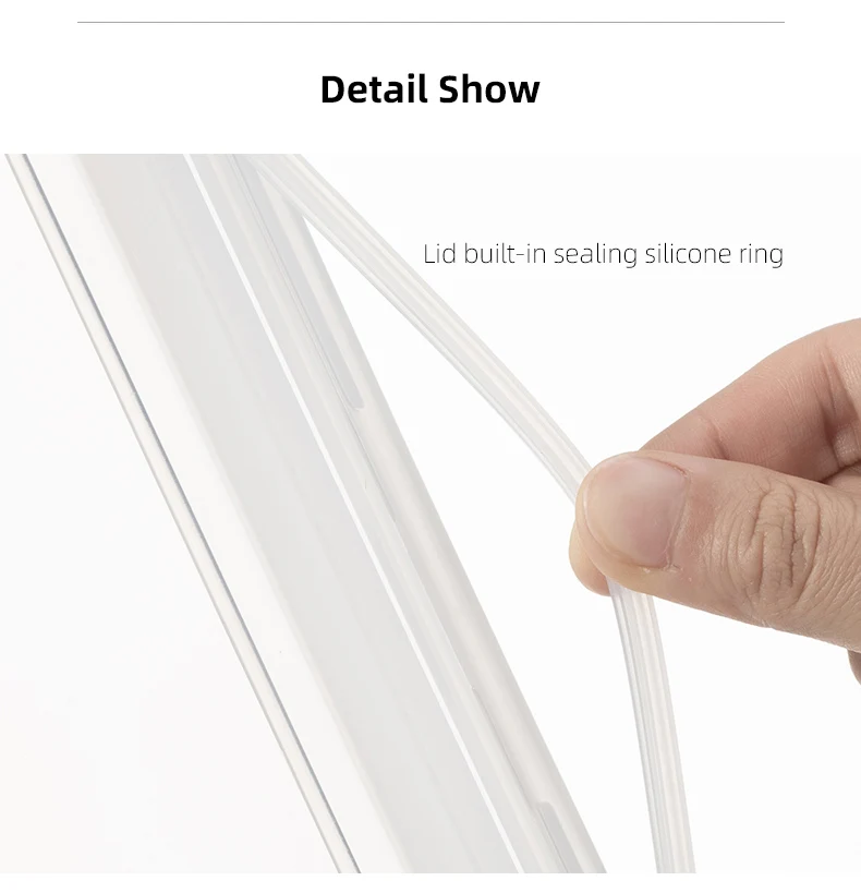 Shimoyama Airtight Plastic Food Safe Bread Toast Fresh Keeping Box