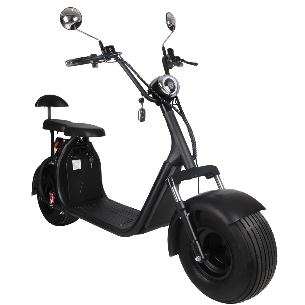 Толстая шина citycoco 60 в 1500 Вт Электрический мотоцикл Скутер