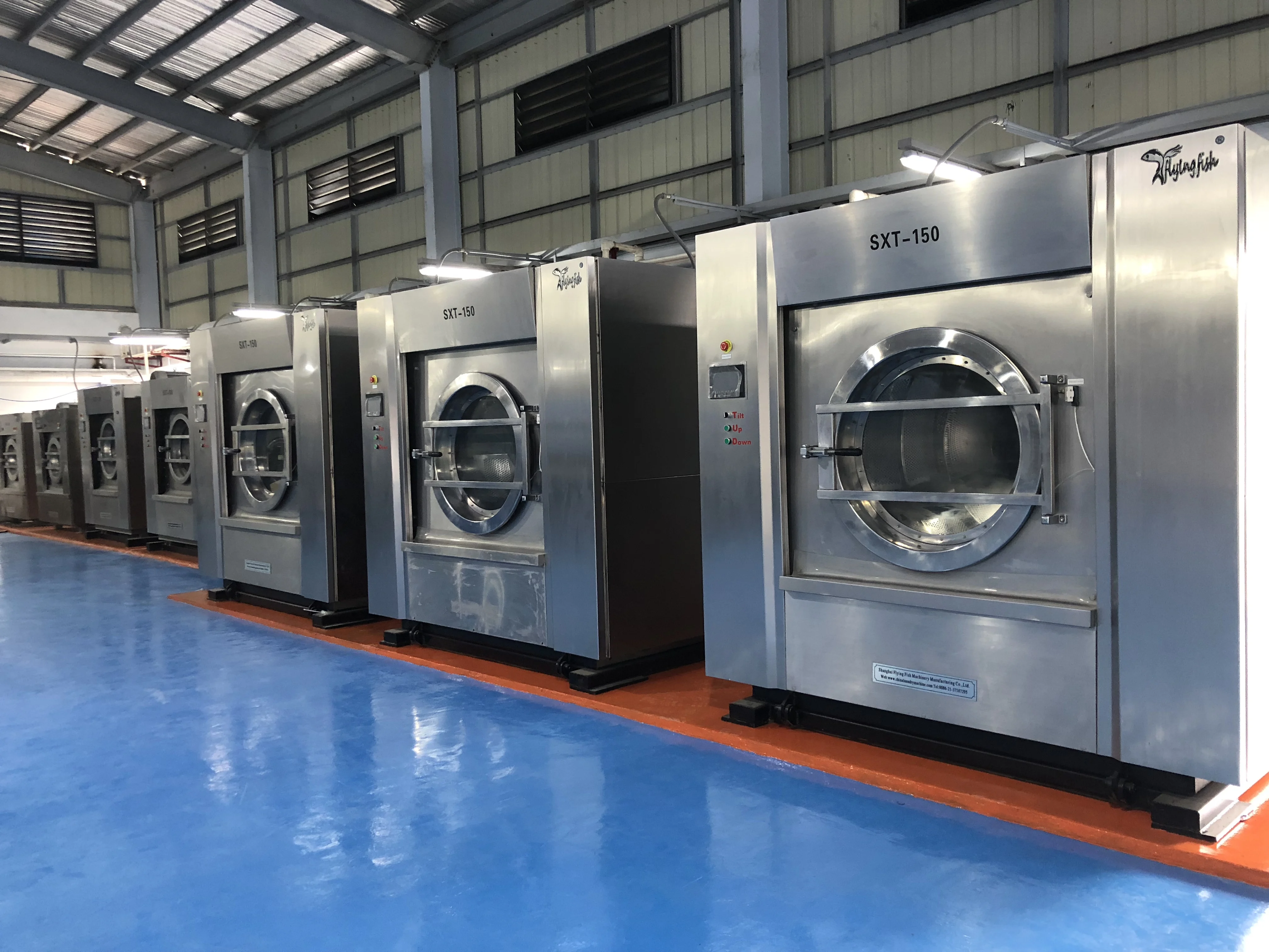 Industrial Stainless Steel Automatic 25KG Laundry Washing Machine Lavadora Indusdtrial details