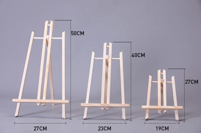 Wholesale Kid Canvas Display Racks Display Holder Stand Table Top Wood Art Painting Easel
