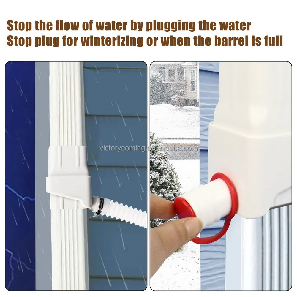 Rainwater Collection Diverter Downspout Standard Downspouts With