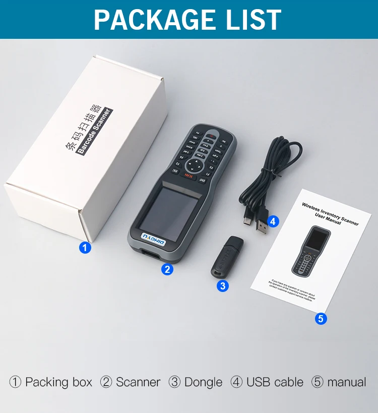 Di92022d Warehouse High Performance Wireless Pda Cmos 2d Barcode