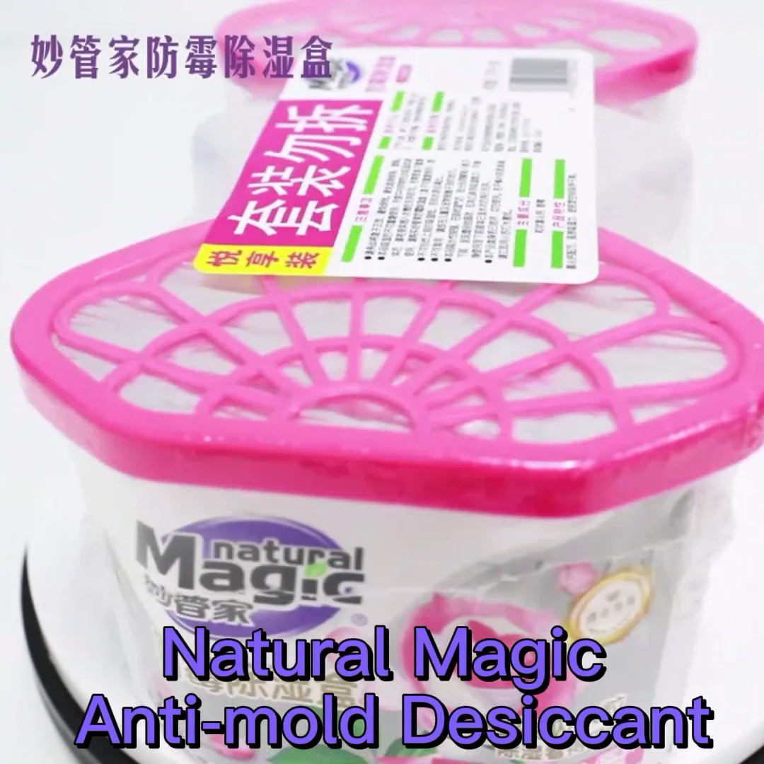 White Moisture Absorber Bathroom Wardrobe Desiccant Antimold