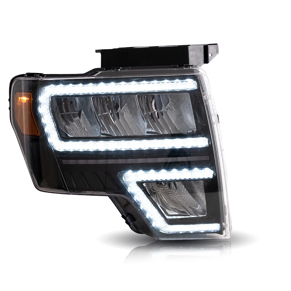 Headlight Head Light LED Lens Headlights Head Lamp for ford F150 F-150 F 150 Headlamp 2009-2014 Plug and Play
