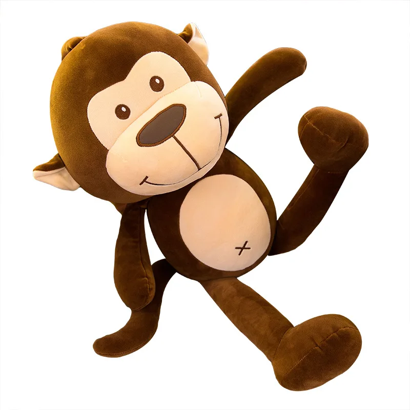 Customize Pirate Monkey Cuddle Plush Toy Soft Stuffed Cute Small Monkey Animal Toy Gorilla Soft Plush Toy