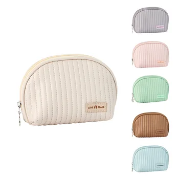 Portable Makeup Bag Large Travel Make-up Organizer Soft Waterproof Toiletries Case Cosmetic Bags Storage Zipper Pouch For Women