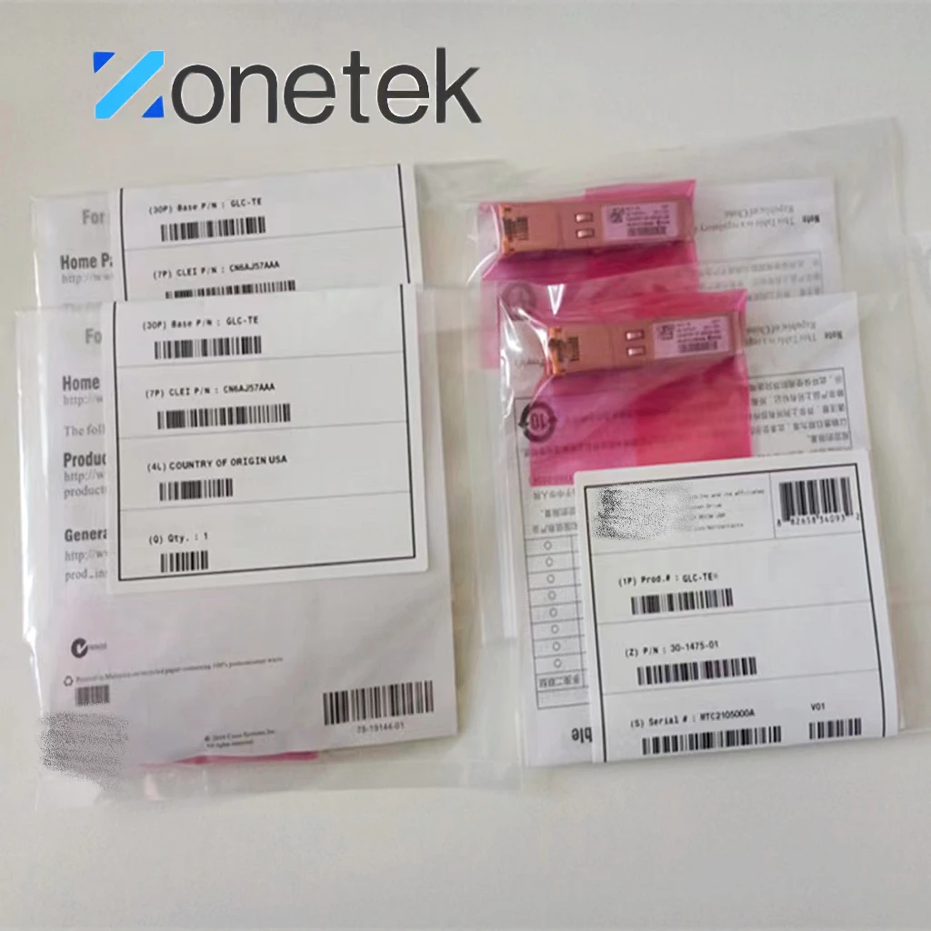 F/S Новый GLC-FE-100LX сетевой модуль SFP двухволоконный 1550 нм 80 км оптический приемопередатчика готов к отправке