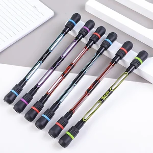 Creative Rotary Gel Ink Pens Durable Plastic Body for Smooth Writing Stress Relief Toy