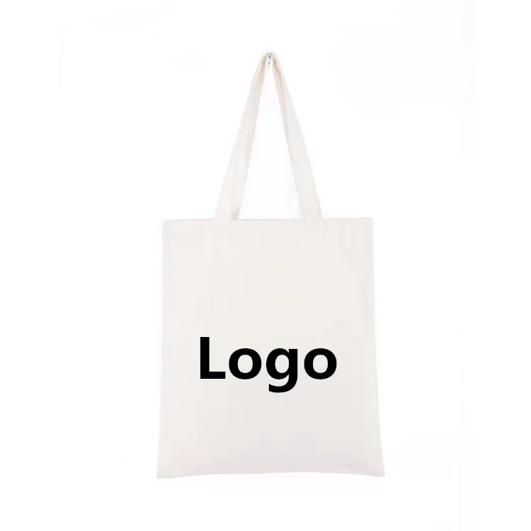 Huahao Custom Large Canvas Tote Bag Custom Printed Logo Own Design With ...
