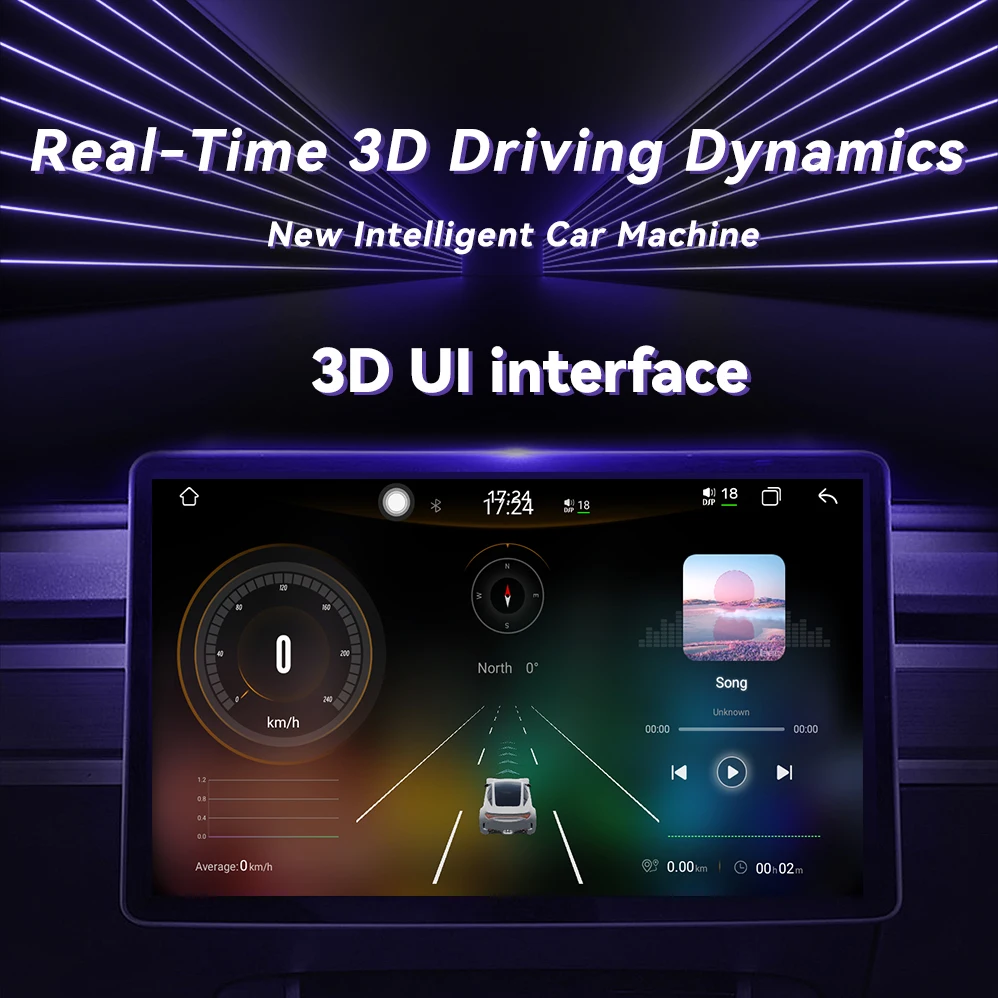 Car Android Radio for hyundai IX45 Santa Fe 3 2012-2017  GPS Navigation Car-play 4G WIFI Multimedia Stereo