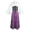 Purple [belted waist]