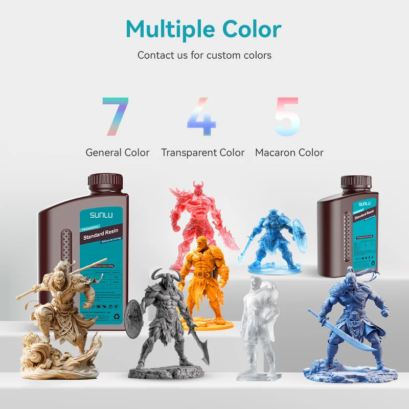 SUNLU 3D Printer Photosensitive Resin 405nm UV Sensitive Resin ABS Like 3D Printer Resin