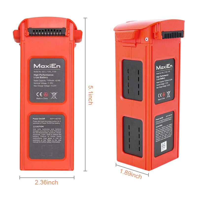 Autel Robotics EVO II Drone Battery Accessories 7100mAh Li-Po Charging  Batteries For EVO2 EVO 2/Pro/Dual Autel EVO 2 Batteries| Alibaba.com