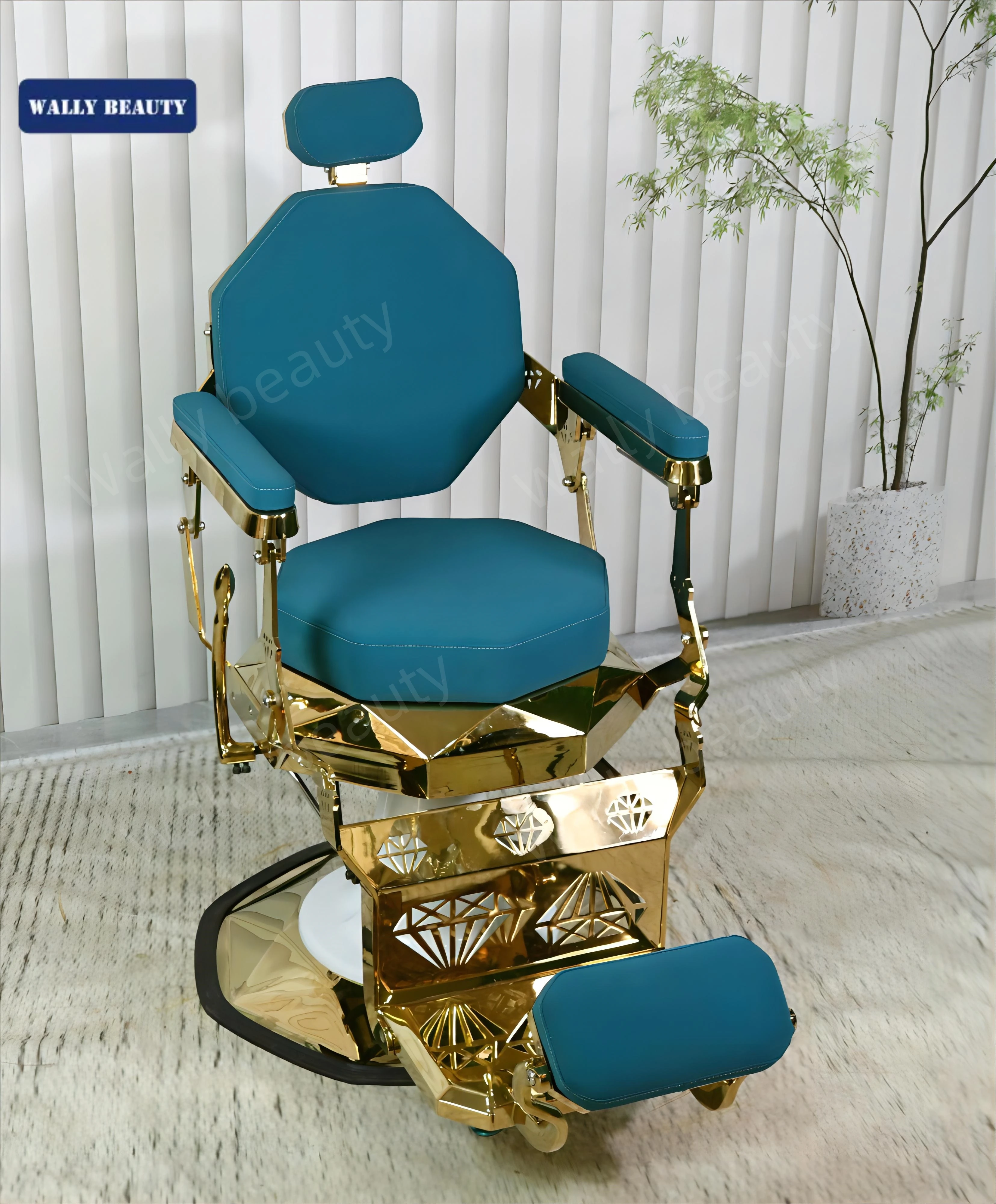 Wally Beauty Import Barber Chair Latest Barber Chair American Barber Chair  for Brbershop Hair Salon Furniture China