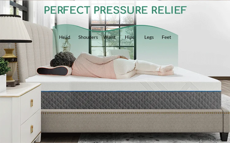 Wholesale Comfortable Tencel Fabric Anti-slip Bottom Washable Single Memory Foam Mattress Cover with Zipper manufacture