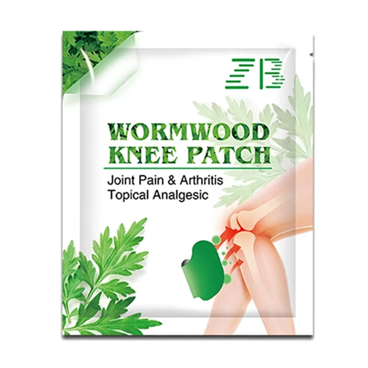 ZB Knee Pain Patch Wormwood Extract Knee Joint Back Muscle Ache Joints Pain Arthritis Stickers 12pcs/bag