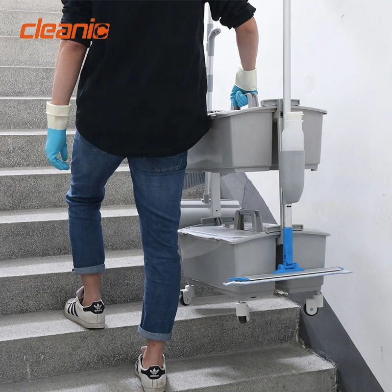 Отель Ресторан не загрязненной воды С моющей шваброй коммерческих heavy duty Мокрый Сухой абсорбент из микроволокна Плоская Насадка спрей Швабра системы