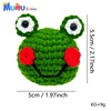 Deep green frog head
