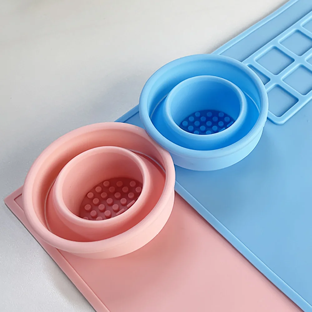 Силиконовый коврик для творчества, силиконовый антипригарный силиконовый лист для рисования с чашкой