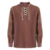 Camicia Vintage manica lunga vino rosso