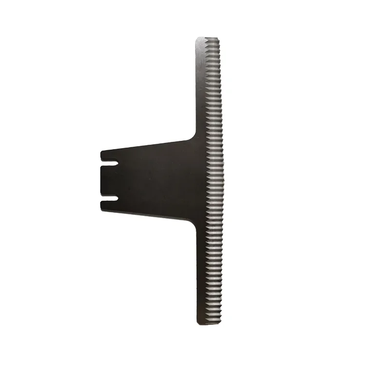Customized Sealing Machine T-type Serrated Blade Zig Zag Toothed Cutter Vertical Packaging Machine Cutting Knife