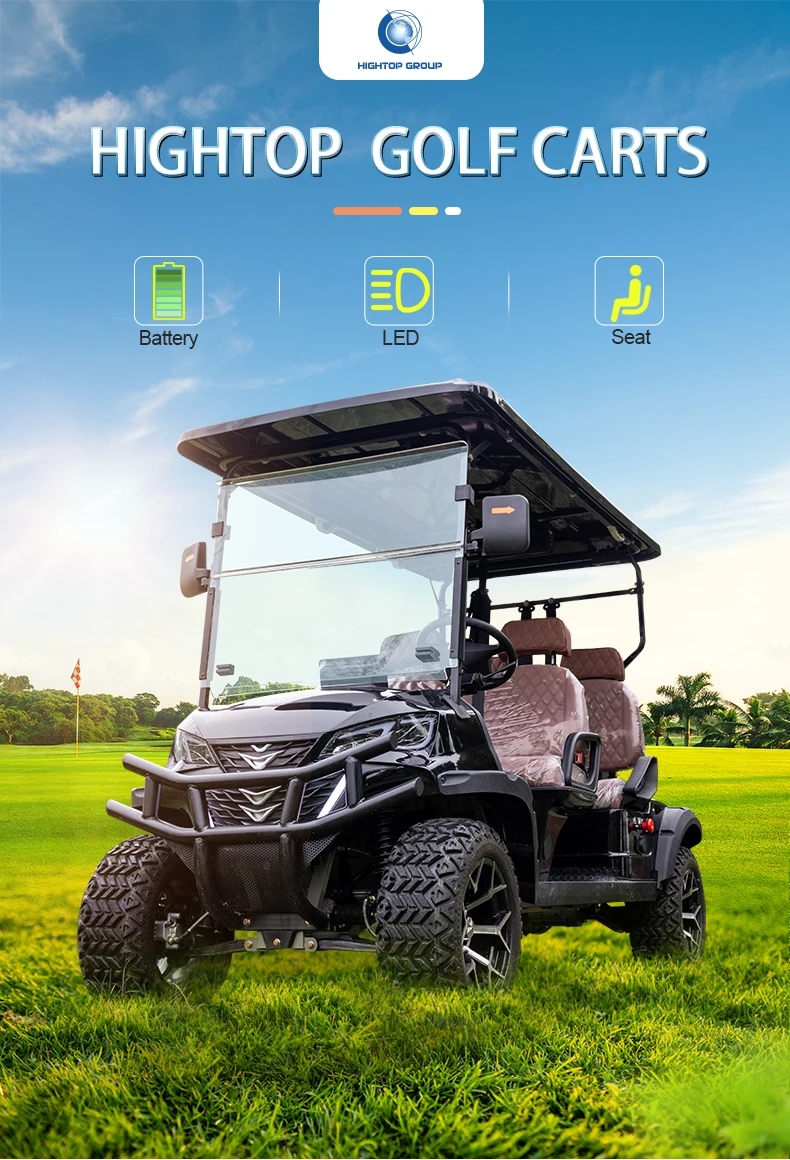 Golf Cart 4 Seater Club Cart Inspired Model Factory Durable High Duty ...