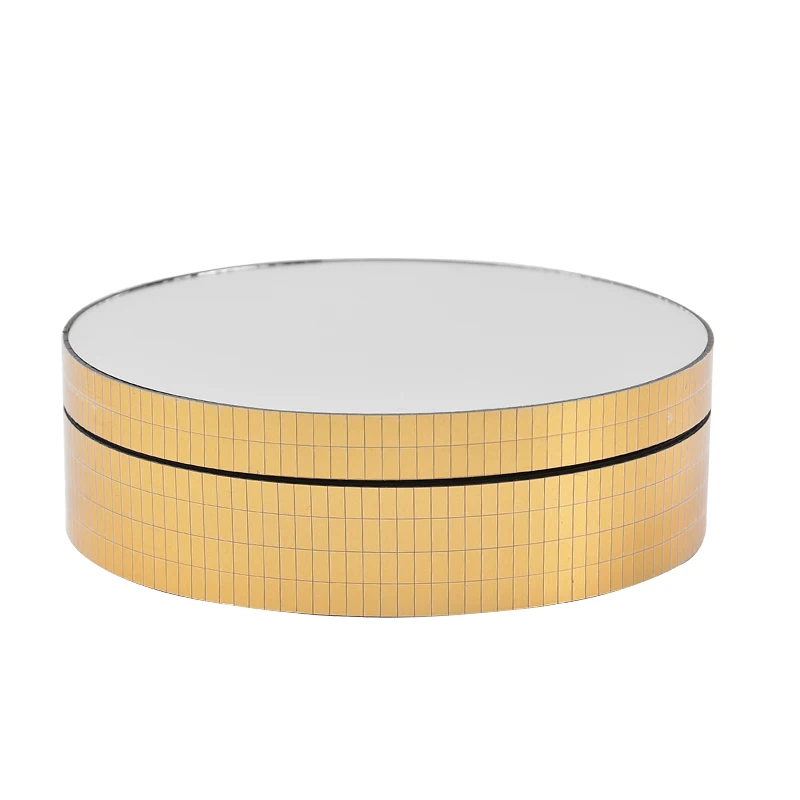 360 Degree Rotating Turntable Display Stand 12CM Photography Video Shooting Turntable Rotatable Golden Rotating Table