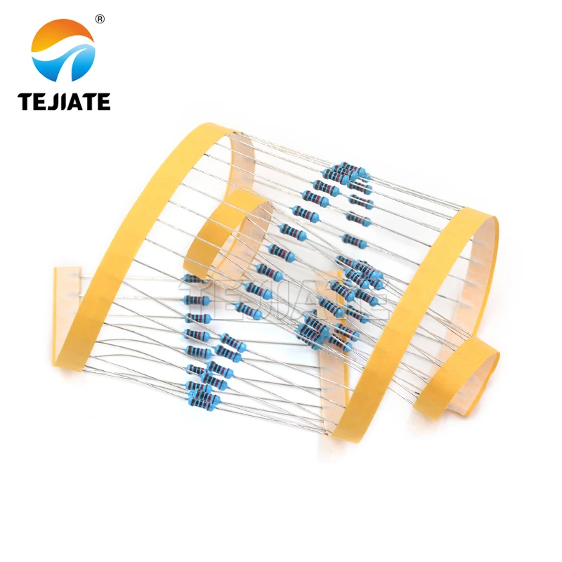 1/4W resistor 1% color ring Rheostat Variable 1% Metal Film 1K 2K 10K 4.7K 10ohm 100K 2.2 470K 1M