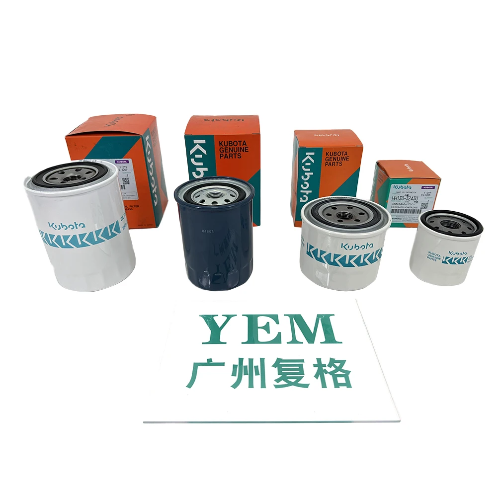 Oil Filter D1703 D1503 D722 Engine D782 D902 D662 Filter D1005 D1101 for Kubota D1105 D1305 D1803 Excavator Parts