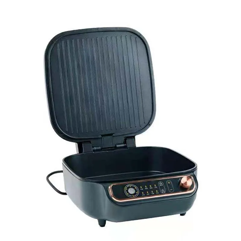 Factory Smokeless Tabletop Nonstick Multifunction Electric BBQ Grill Pan
