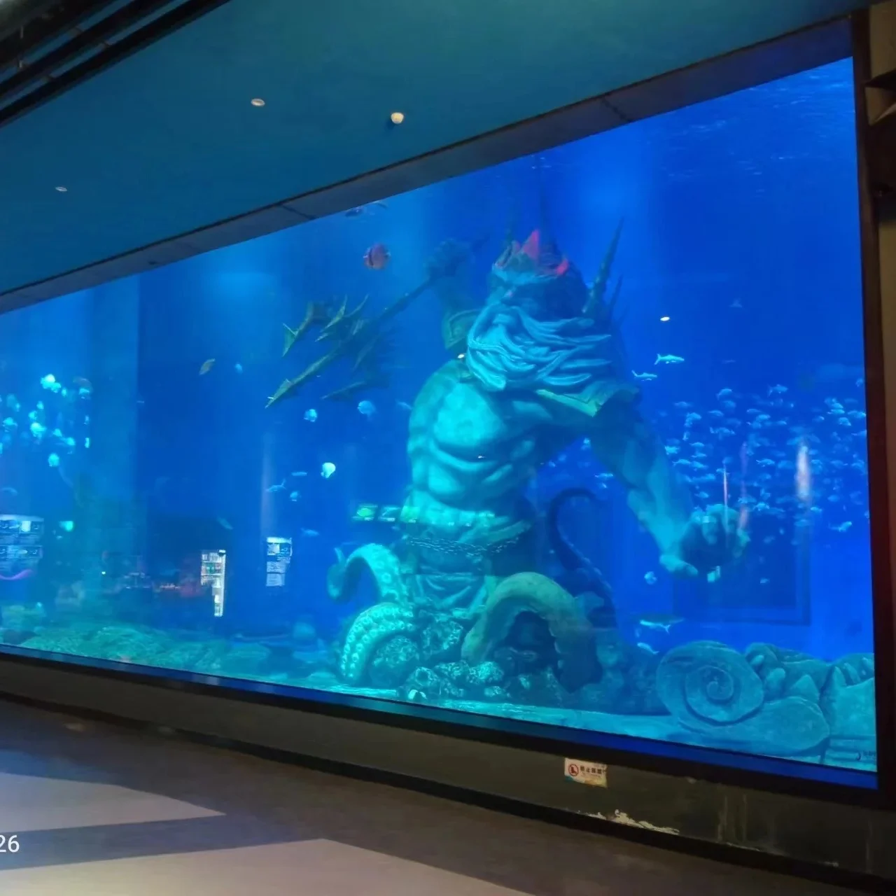 Customized transparent acrylic glass sheet aquarium project