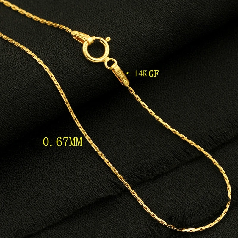Collana Regolabile In Ottone Dorato 18'' – Catena A Cavi Per Ciondoli – Gioiello Artigianale