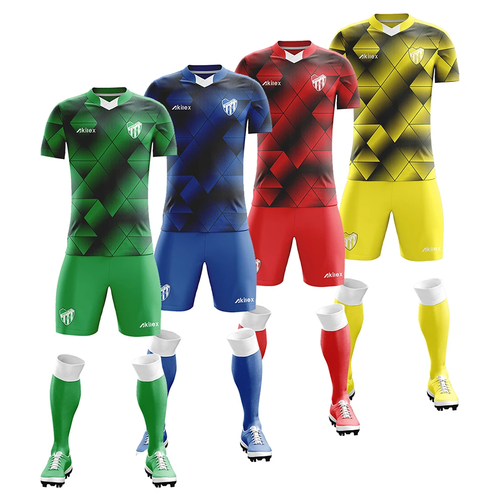 Wholesale Custom High Quality Akilex Soccer Uniform Soccer Jersey Long