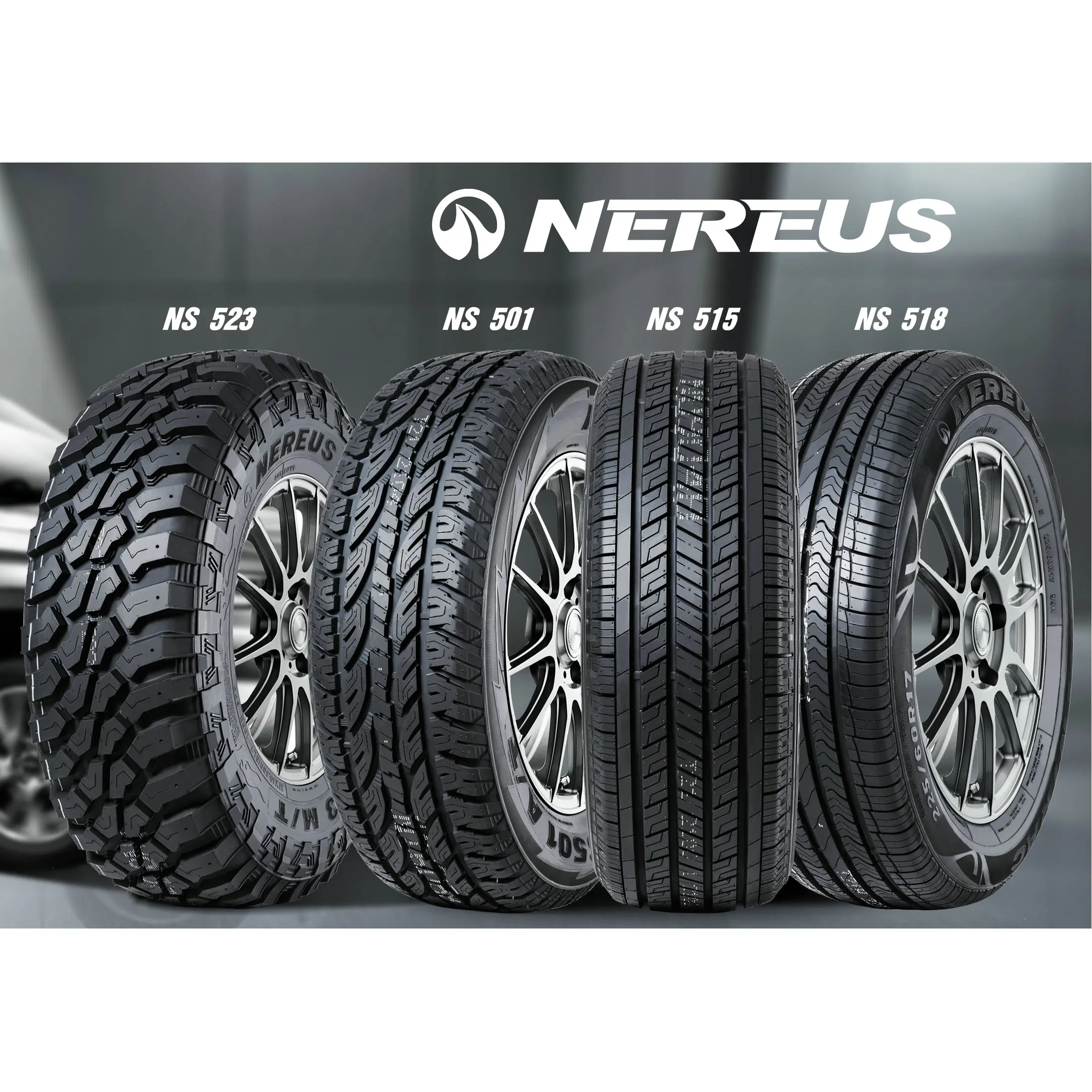 2024年 NEREUS NS601 245/40Ｒ18 2本組み #25488 Nereus NS523 MT Mud Terrain SUV Tires - Durable & All-season